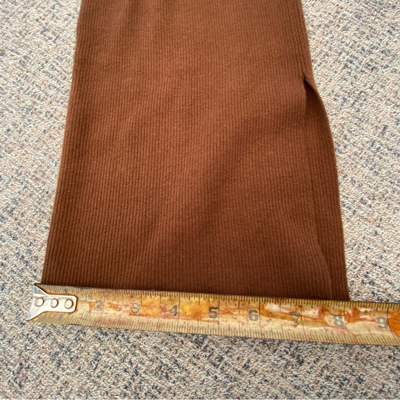 NWOT Rails Jules Ribbed Flare Cotton Silk Blend Pant in Fox size Large - Picture 7 of 16